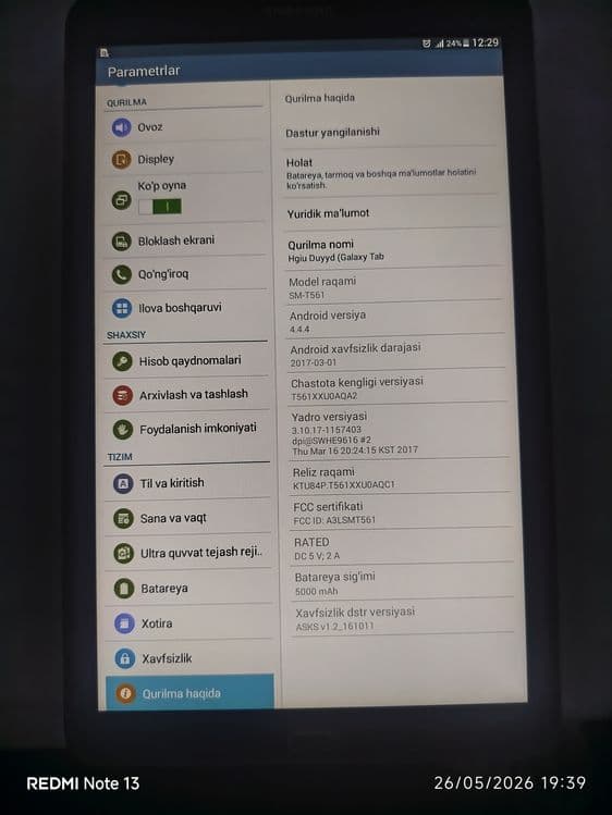 Samaung Galaxy Tab E sotiladi ! — 3