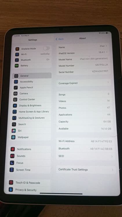 **iPad mini 6 (64 ГБ) + Apple Pencil – Отличное состояние, 5,500,000 s — 1