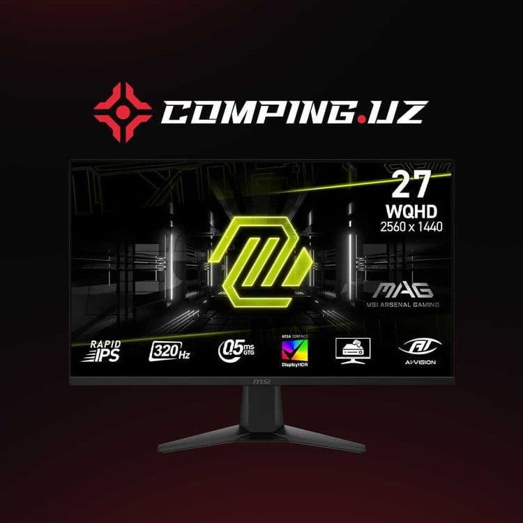 Monitor MSI 275QF X32 2K (WQHD) / IPS / 320Hz / 0.5ms — 1