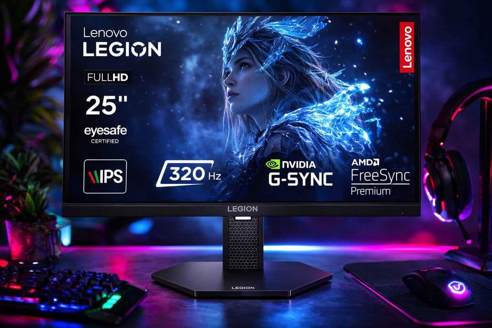 Lenovo Legion 25-10 FHD 320Hz Gaming Monitor (24.5") — 1