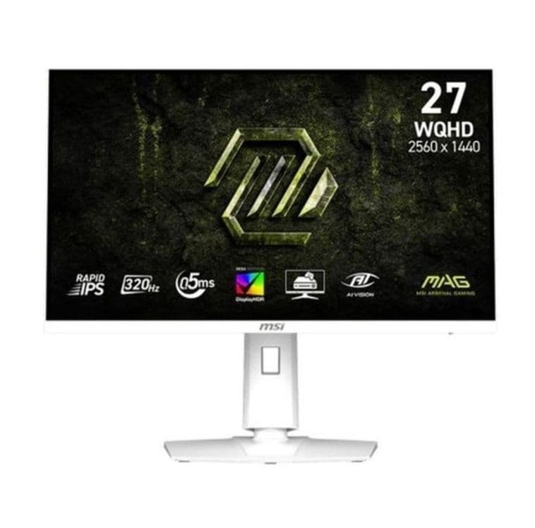 MSI MAG 274QPFW X32 WHITE 27 WQHD IPS 2K 320hz игровой белый монитор — 1