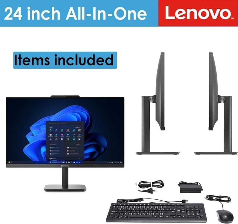 Lenovo A100 24" IPS FHD All in One i3-N305/8gb/256gb/24 ips — 3