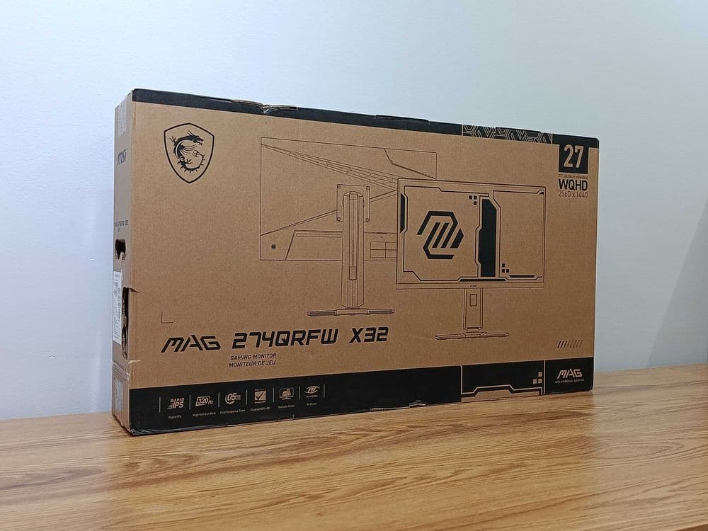 MSI 27 MAG 274QRFW X32, IPS, 0,5mc, 320hz, WQHD (2560x1440) White — 1