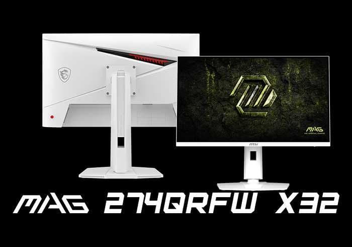 MSI 27 MAG 274QRFW X32, IPS, 0,5mc, 320hz, WQHD (2560x1440) White — 2