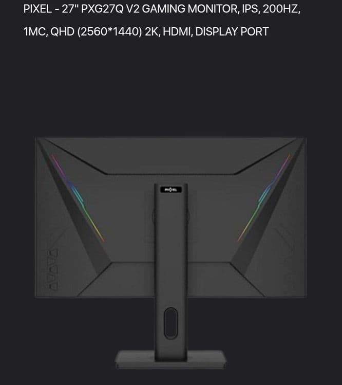 Pixel 27 monitor QHD — 1