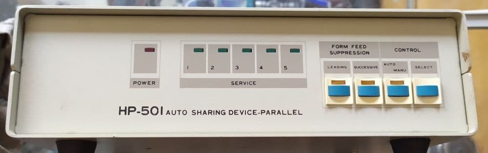 HP-501 avto sharing device-parallel — 1