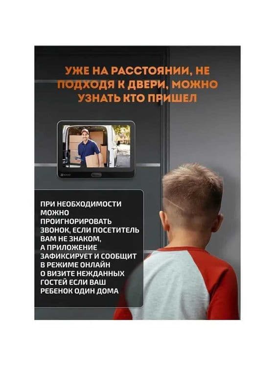 Видеодомофоны EZVIZ HP4 1080 Doorbell — 2
