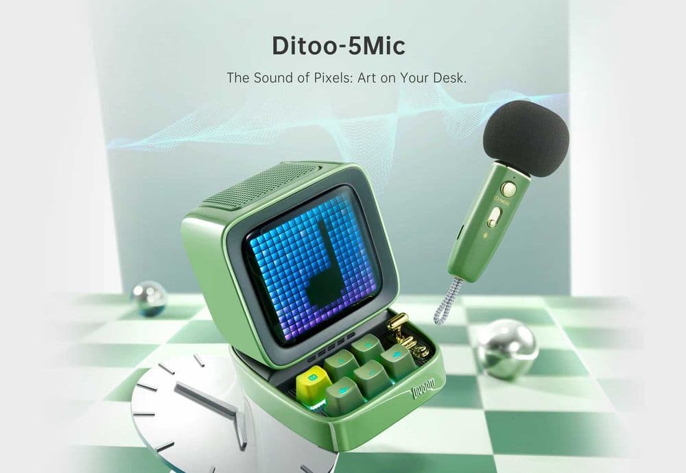 Divoom Ditoo 5 mic Караоке, калонка, мини комп. — 3