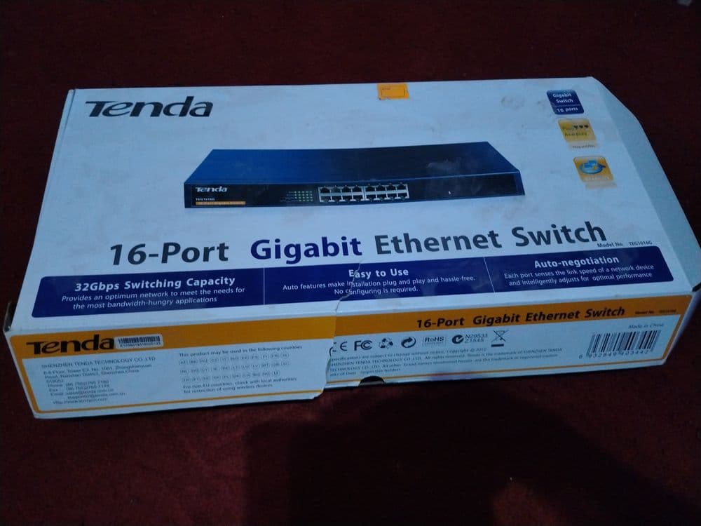 16 port gigabit ethernet switch — 1