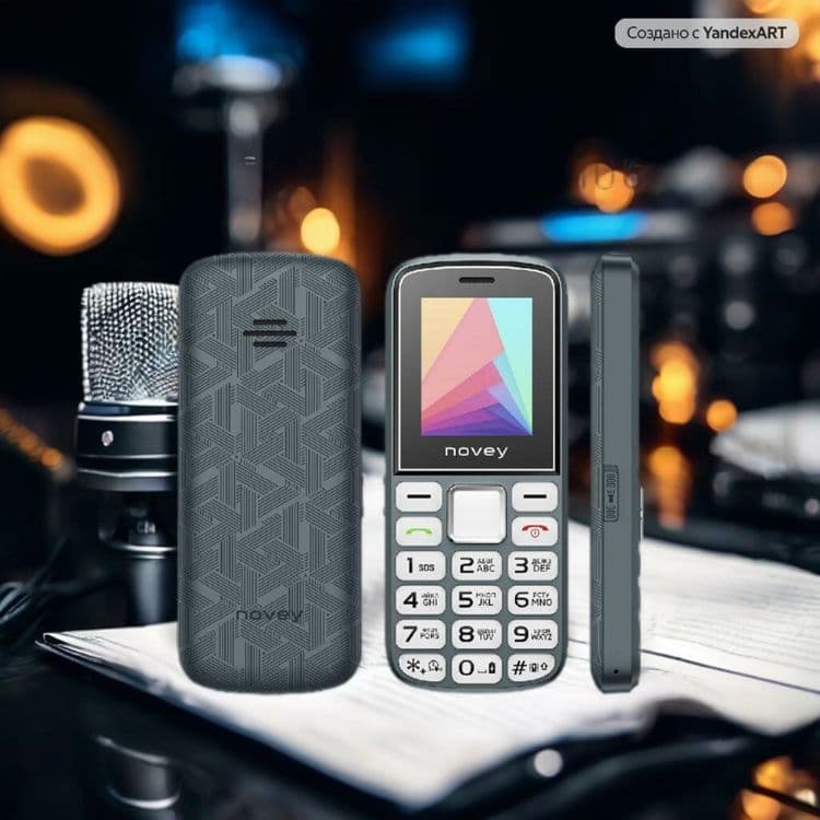 Новый телефон кнопочный Novey 106 Доставка есть! — 2