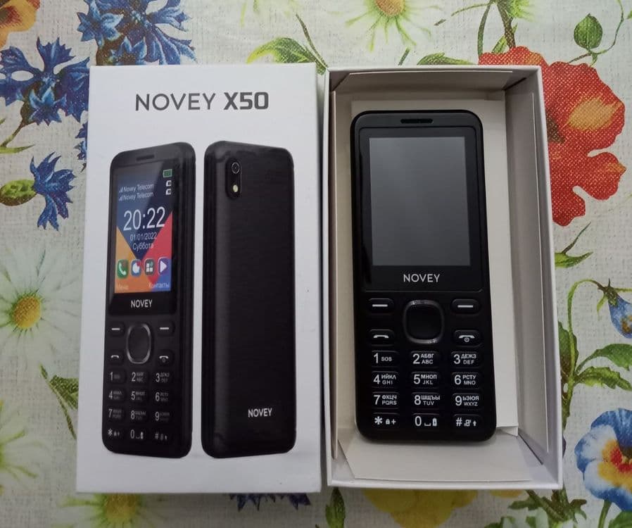 Кнопочный телефон NOVEY X50, две сим-карты — 3