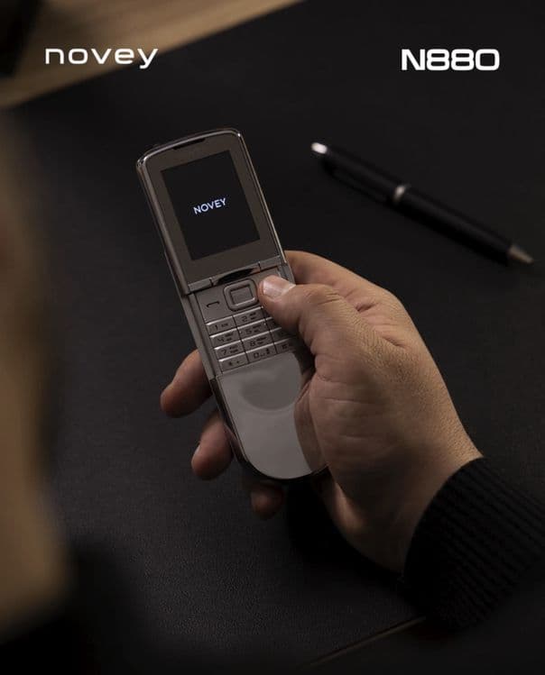 Novey N880 Premium Slayder | Nokia 8800 Uslubida | Yangi — 6