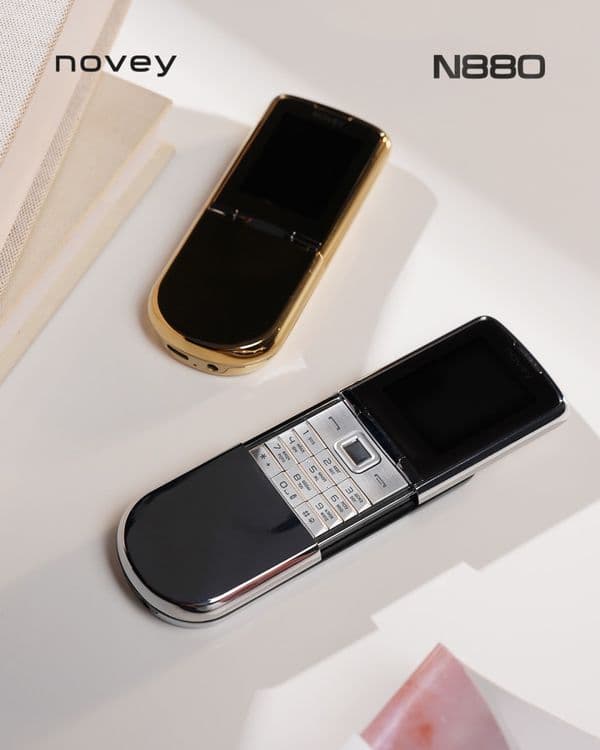 Novey N880 Premium Slayder | Nokia 8800 Uslubida | Yangi — 7
