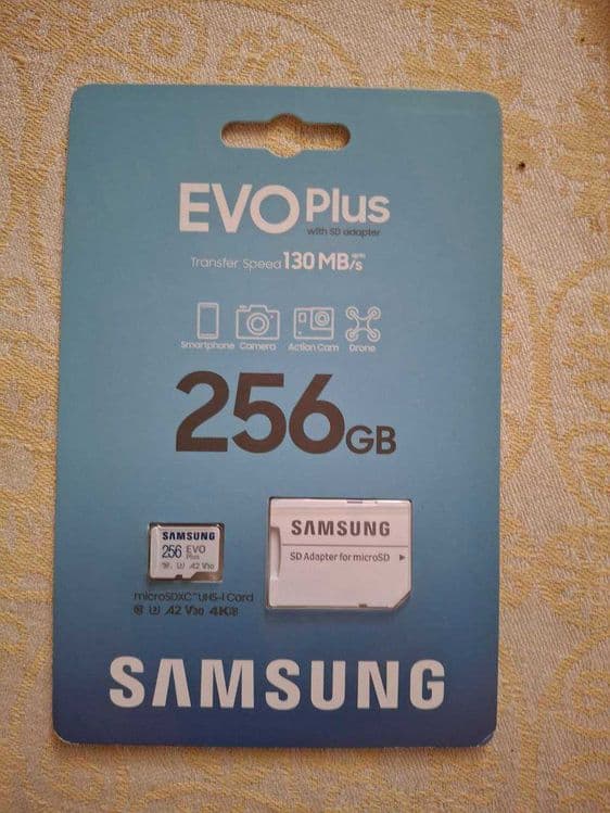 SD 256 Samsung EVO plus - доставка бесплатно — 1