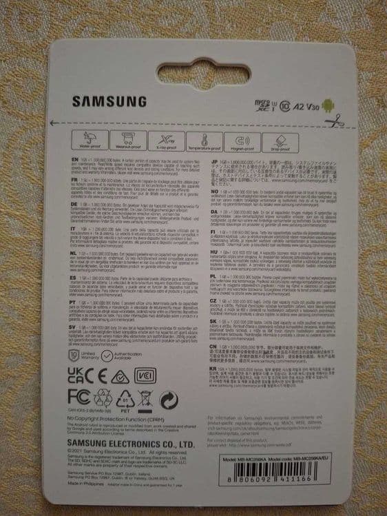 SD 256 Samsung EVO plus - доставка бесплатно — 2