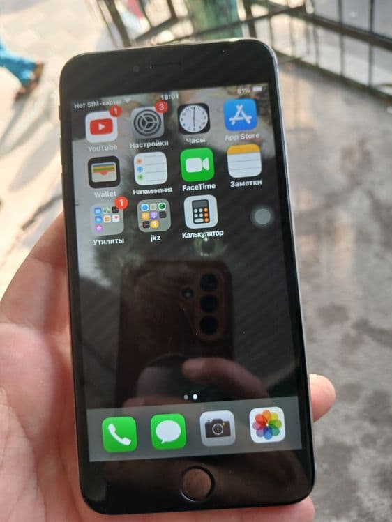 Iphone 6+  Karobkasi yoq icloud bor tushmagan — 2