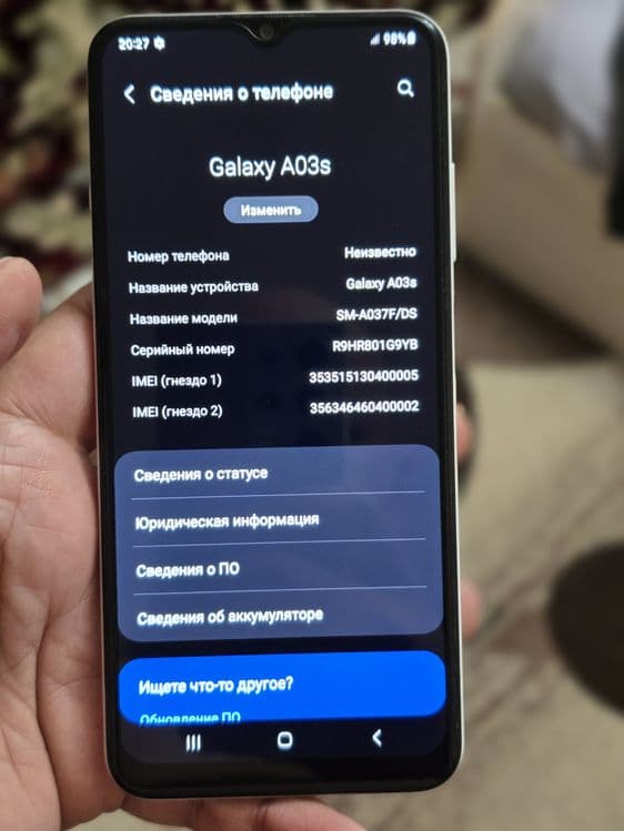 Samsung a03s  4/64 ideal orginal — 5