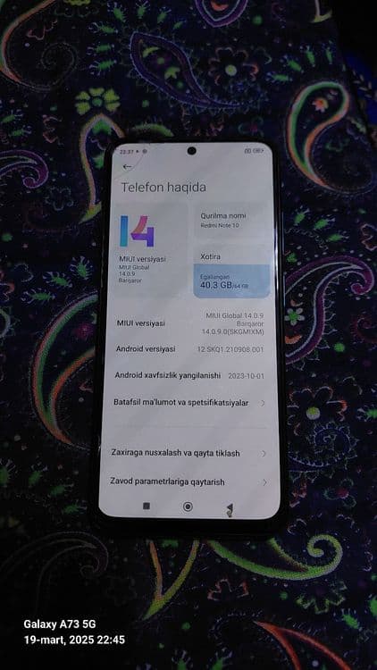 Redmi Note 10, 4/64 kafolat — 2
