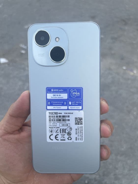 Tecno Spark 40C kafolati bilan — 1