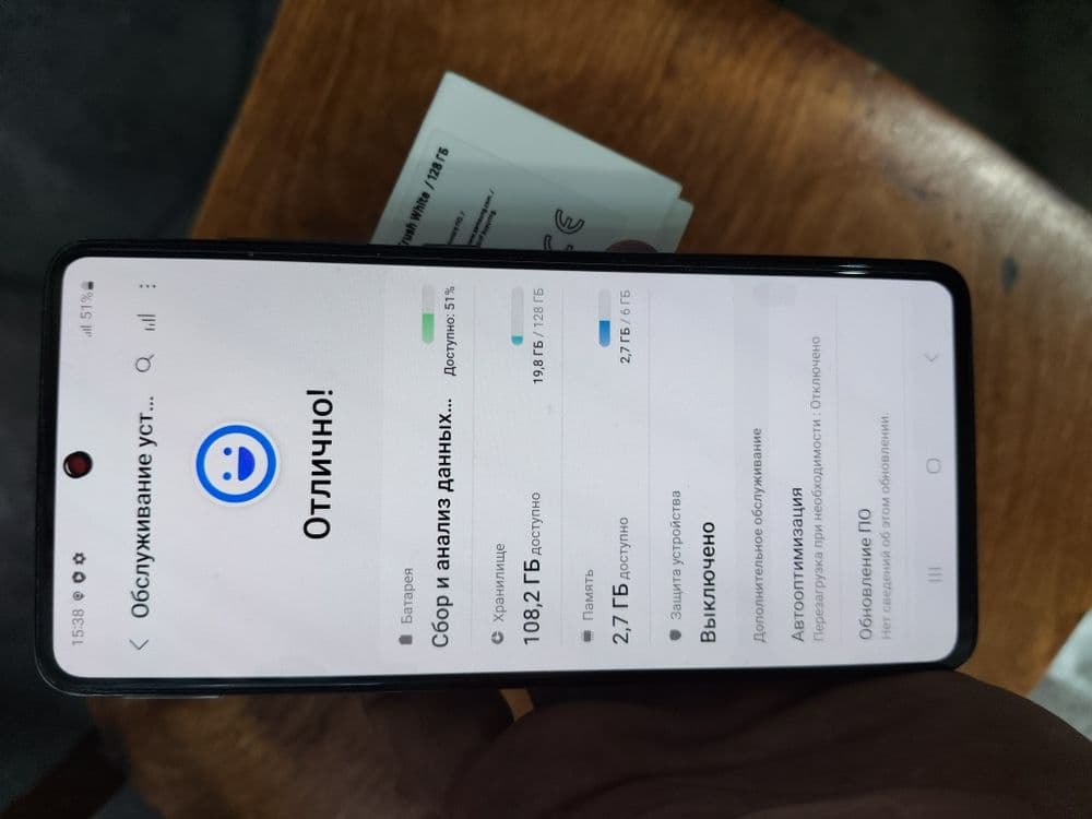Samsung A51 xotrasi 128gb karopka dakumenti bor — 5