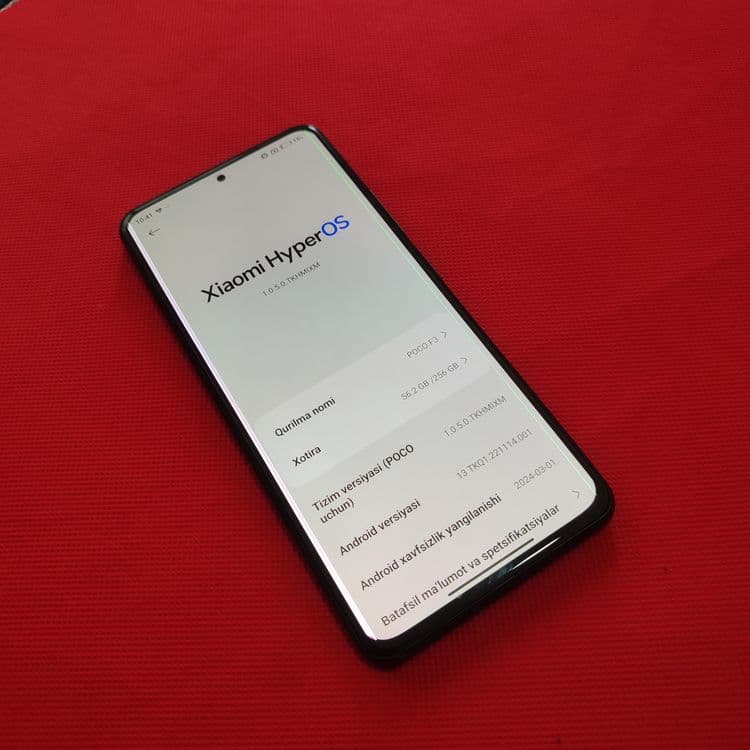 Poco F3 256 Gb 8+8 Gb dastavka bor — 3