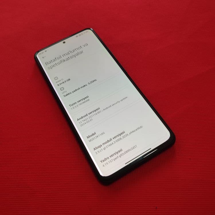 Poco F3 256 Gb 8+8 Gb dastavka bor — 4
