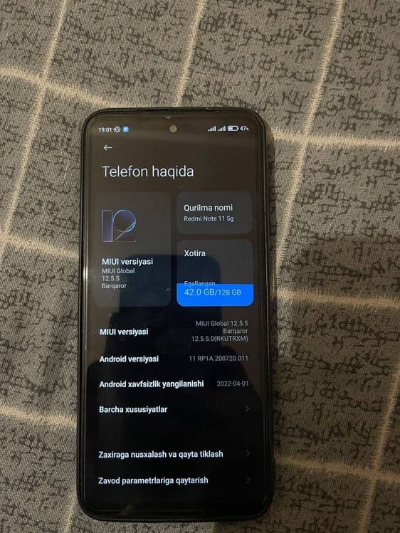 Redmi Note 11 4g — 5