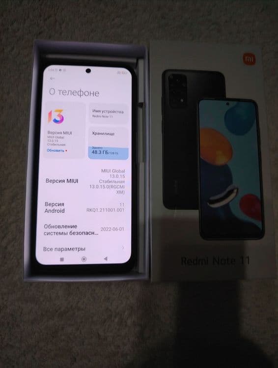 Redmi Not 11 128 GB Holati a'lo Karobka bor — 3