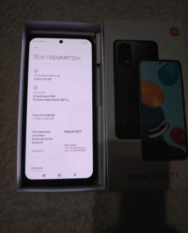 Redmi Not 11 128 GB Holati a'lo Karobka bor — 5