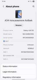 Samsung Galaxy A34 5G