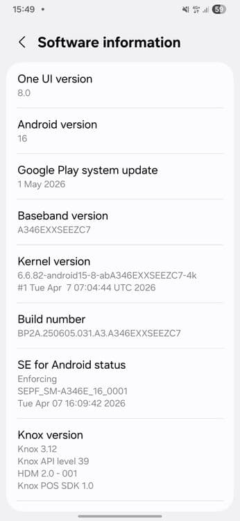 Samsung Galaxy A34 5G — 2