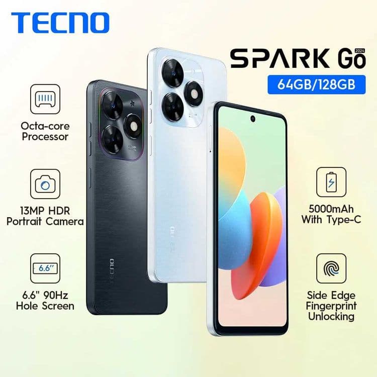 Смартфон TECNO SPARK GO 2024 4/128 — 4