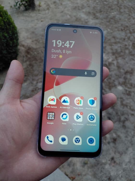 infinix Hot 60i blue — 1