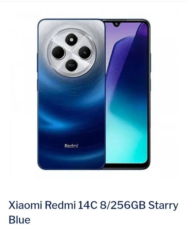 Xiaomi Redmi 14C 8/256Gb Starry blue — 1