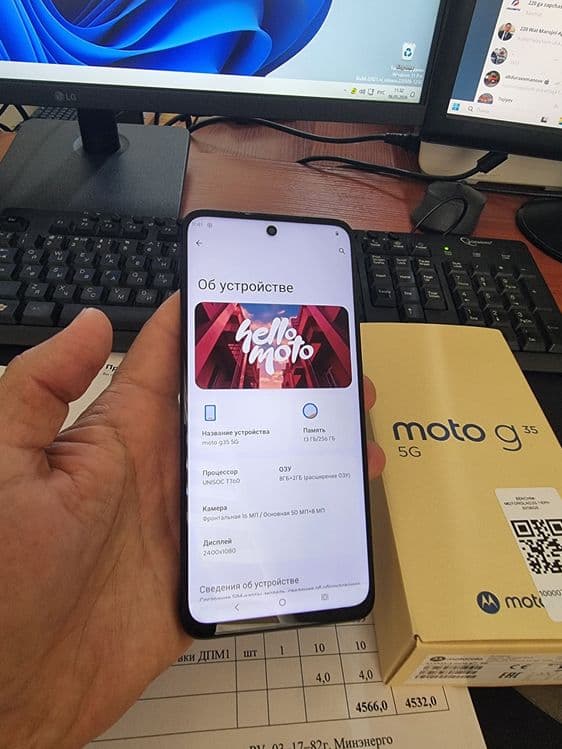 Motorola G35 5G 8+4/256gb ideal ochilmagan usta kurmagan aybi yuq — 5