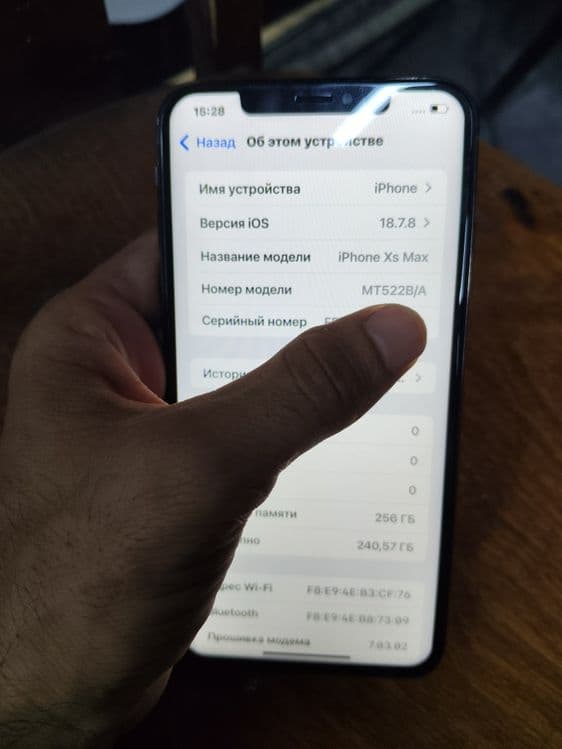 Iphone Xs Max xotrasi 256gb Yomks 100% alishgan — 2