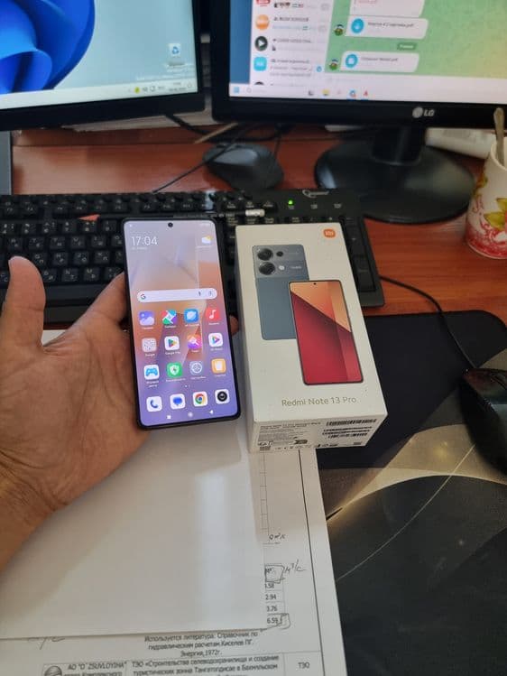 Redmi note 13pro 12/256gb ideal ochilmagan usta kurmagan aybi yuq toza — 2