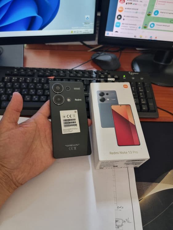 Redmi note 13pro 12/256gb ideal ochilmagan usta kurmagan aybi yuq toza — 3