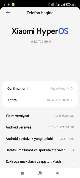 Redmi Not 11 Telefon sotiladi — 1