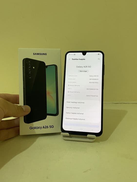 Samsung A26 5G (6/128) srochna sotiladi — 3