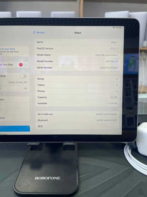 Apple iPad 6 Oтлично, 95% ёмкость, PUBG 60 FPS + Kоробка Dok — 2
