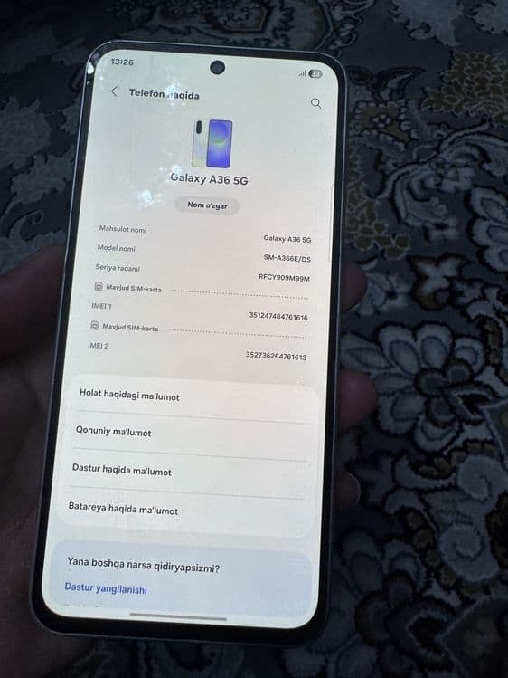 Samsung A 36 Hotirasi 128 Gb — 2