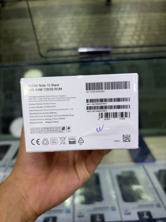 Redmi note15 6/128gb 185$ — 2