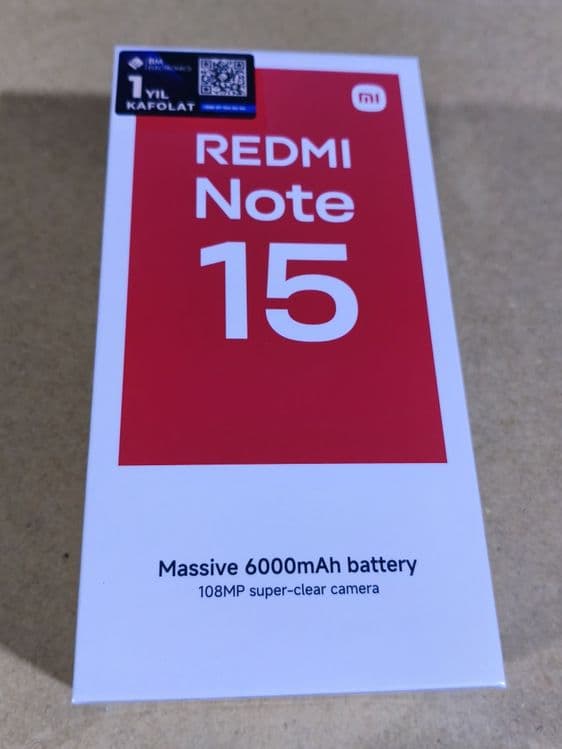 Redmi note 15.  6/128