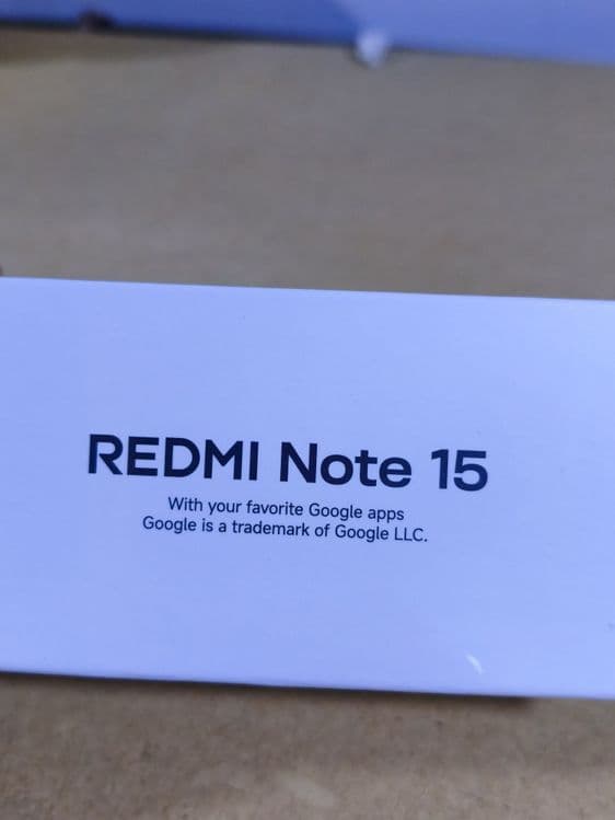 Redmi note 15.  6/128 — 3