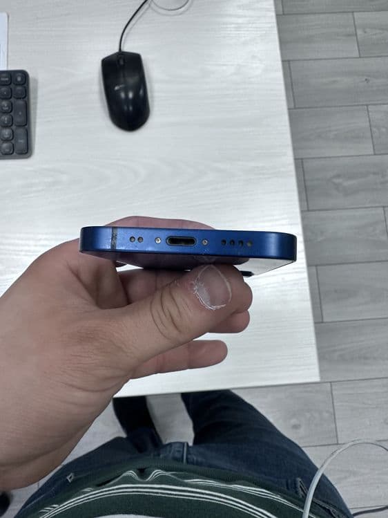 iphone 12mini ёмкость батареи 73% памят телефона 128 гб екран — 1