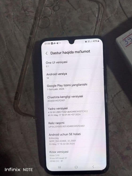 SamsungA34 128gb — 2