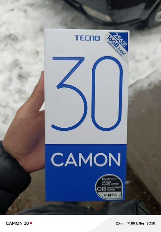 Tecno camon 30 karobka dokument bor ishlashi ideal — 1