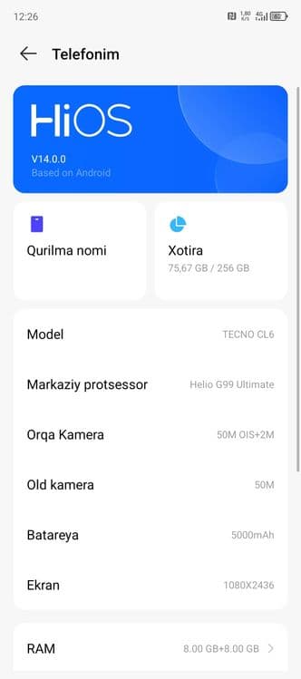 Tecno camon 30 karobka dokument bor ishlashi ideal — 2
