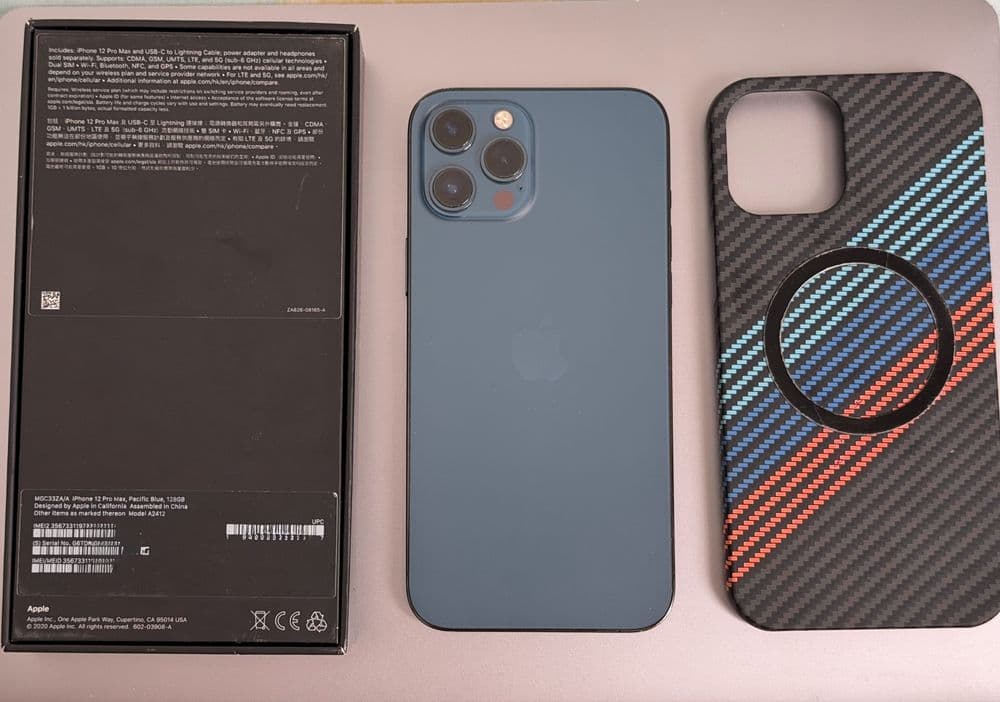 Iphone 12 pro max blue 128 gb — 2